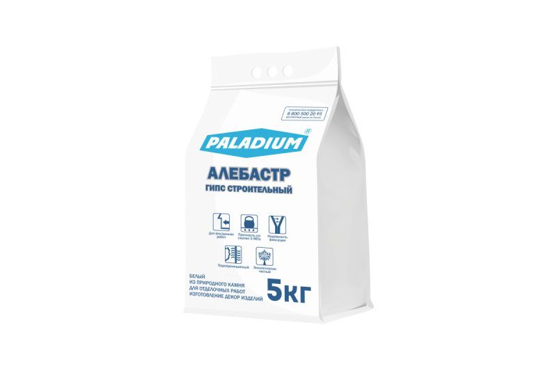 PALADIUM Алебастр белый/Гипс строительный 30кг