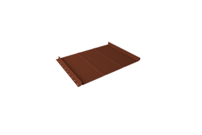 Кликфальц Line Grand Line 0,5 Satin с пленкой на замках RAL 7004 сигнальный серый