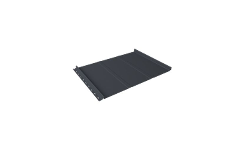 Кликфальц Line Grand Line 0,45 Drap TX с пленкой на замках RAL 9005 черный