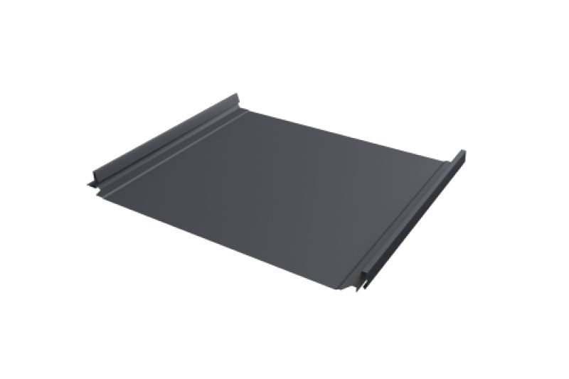 Кликфальц Pro Line Grand Line 0,45 Drap ST с пленкой на замках RAL 7024 мокрый асфальт