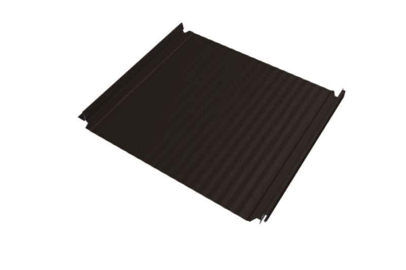 Кликфальц Double Pro Grand Line 0,45 Drap-double TX с пленкой на замках RAL 7024 мокрый асфальт