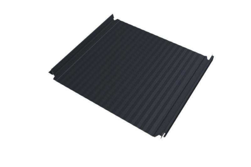 Кликфальц Double Pro Gofr  Line  Grand Line 0,45 Drap с пленкой на замках RAL 3005 красное вино