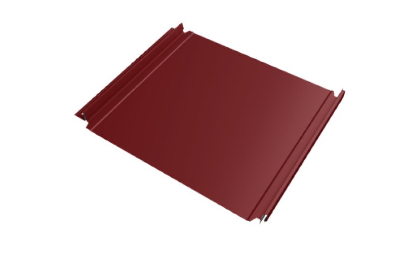 Кликфальц Double Pro  Line Grand Line 0,5 Satin с пленкой на замках RAL 3011 коричнево-красный