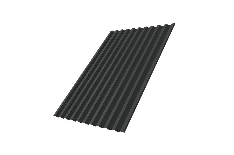 Профнастил С21R 0,45 Drap RAL 7016 антрацитово-серый