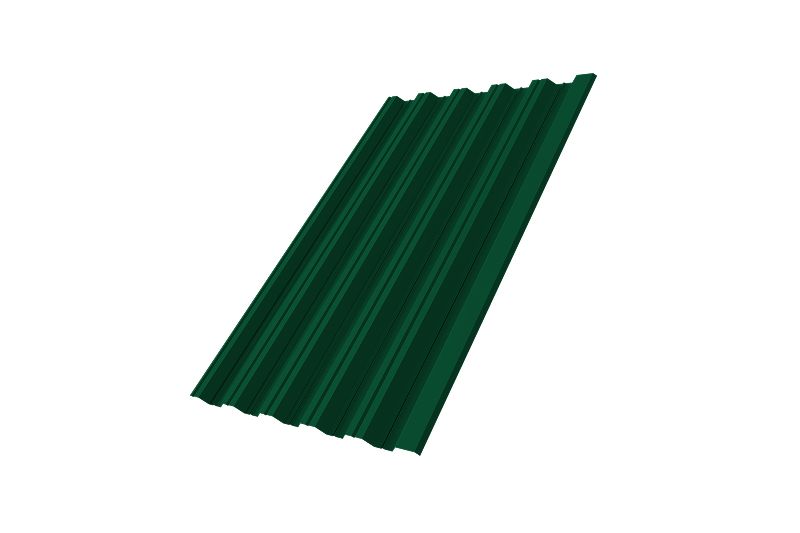 Профнастил НС35R 0,45 Drap RAL 6005 зеленый мох