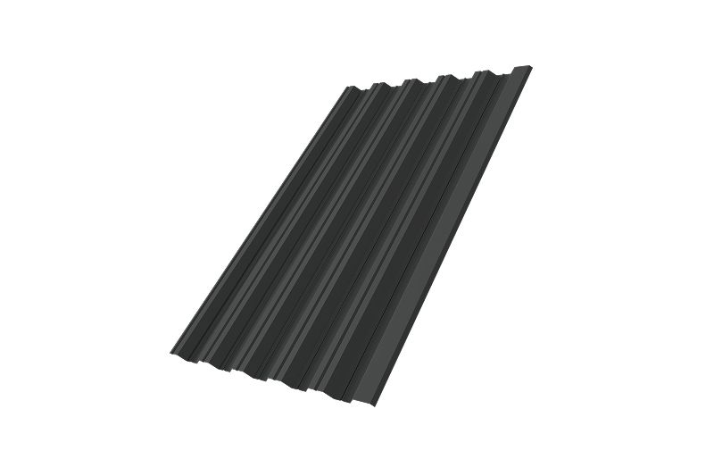 Профнастил НС35R 0,45 Drap RAL 7016 антрацитово-серый