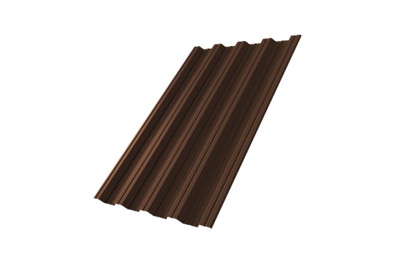 Профнастил НС44R Grand Line 0,5 Drap TX RAL 8017 шоколад