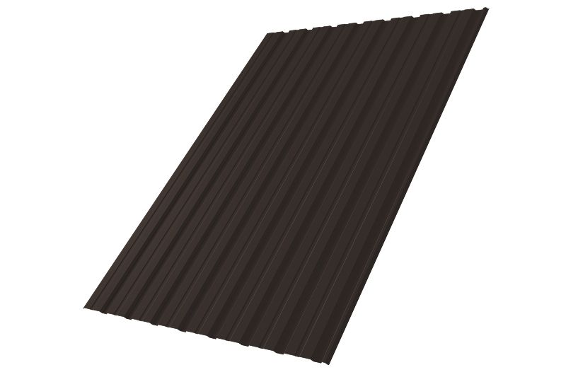 Профнастил С10R 0,5 PurPro RR 32 темно-коричневый