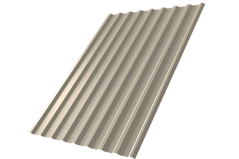 Профнастил С20R 0,5 Satin RAL 1015 светлая слоновая кость