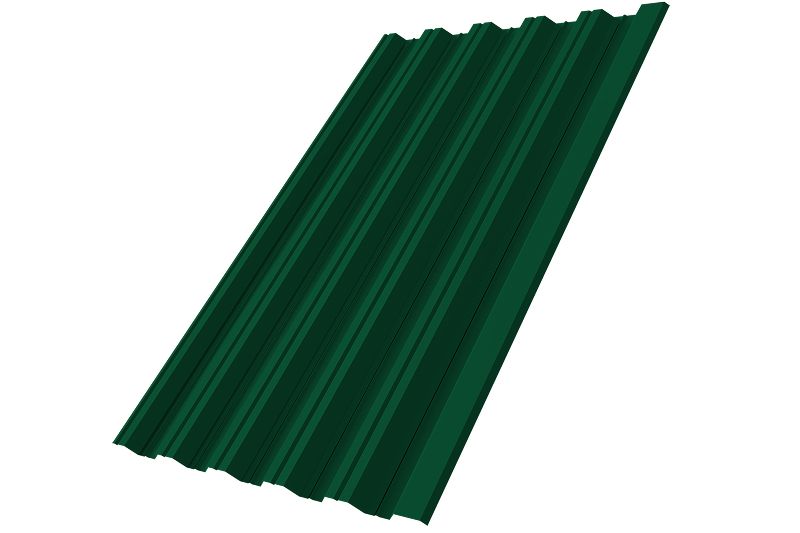 Профнастил НС35R 0,5 Satin RAL 6005 зеленый мох