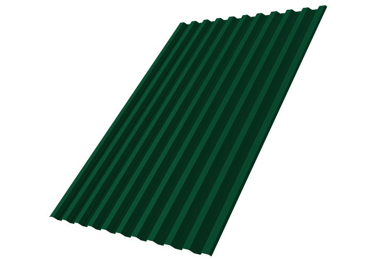 Профнастил С21R 0,5 Satin Matt RAL 6005 зеленый мох