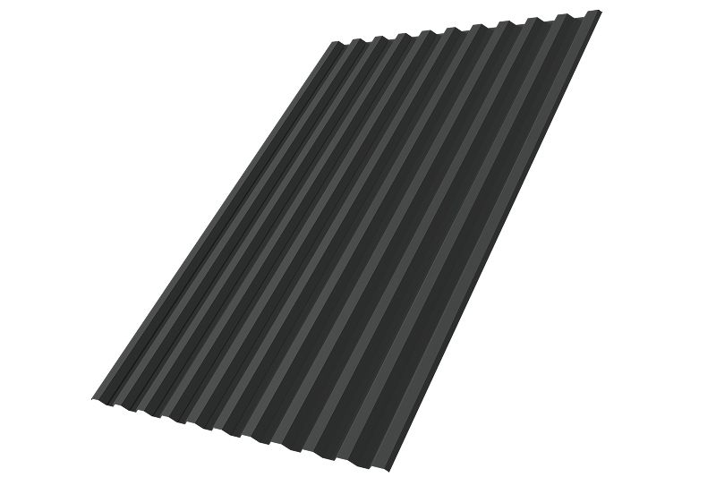 Профнастил С21R 0,5 Satin Matt RAL 7016 антрацитово-серый