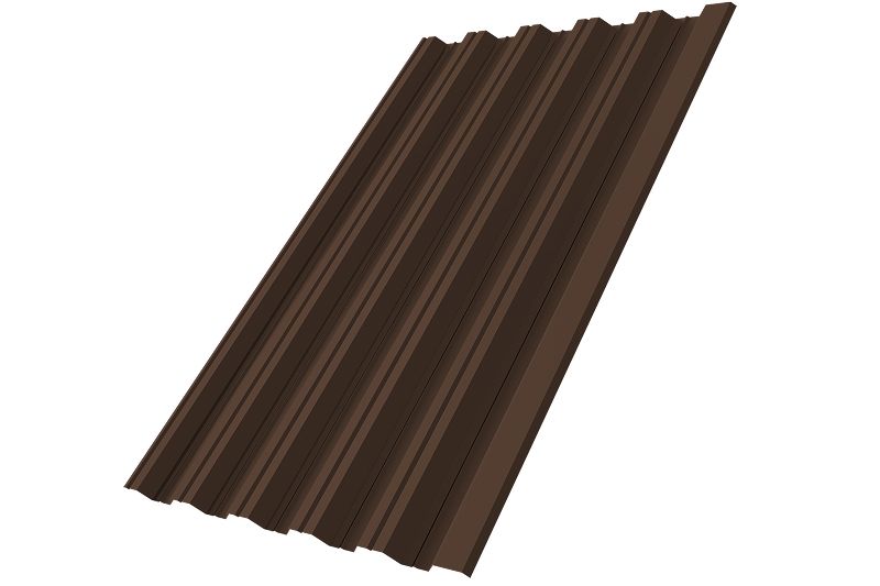 Профнастил НС35R 0,5 Velur X RAL 8017 шоколад