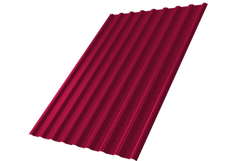 Профнастил С20R 0,5 PE RAL 7004 сигнальный серый