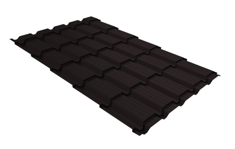 Профиль волновой Quadro Profi  v01 0,45 Drap TX RAL 9005 черный