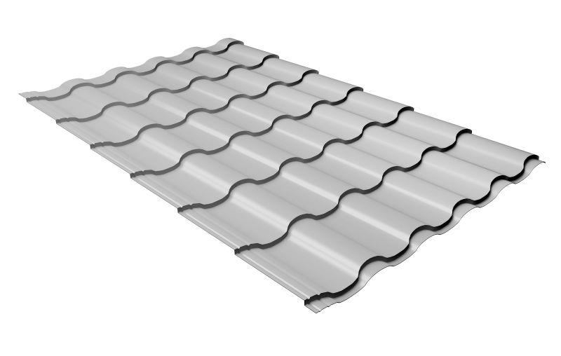 Профиль волновой Kredo  0,45 Drap TX RAL 7047 телегрей 4