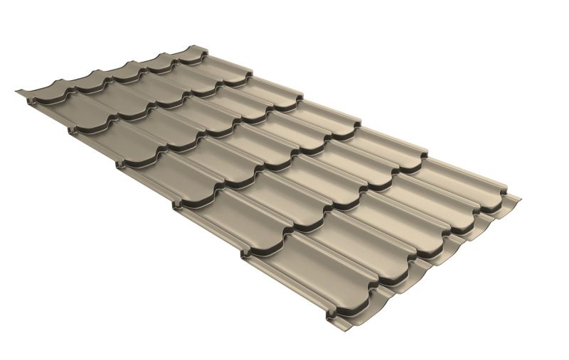 Профиль волновой  Kvinta Plus 0,45 PE RAL 1015 светлая слоновая кость