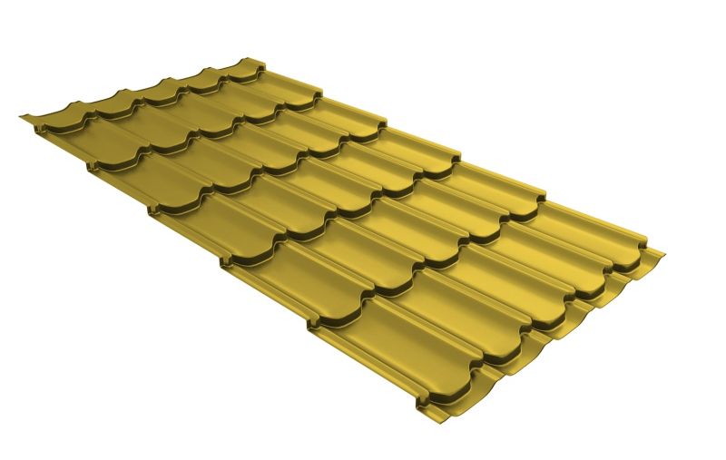 Профиль волновой Kvinta Plus 0,45 PE RAL 1018 цинково-желтый