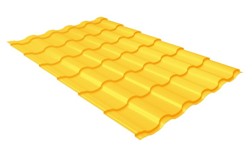 Профиль волновой  Kredo 0,45 PE RAL 1018 цинково-желтый