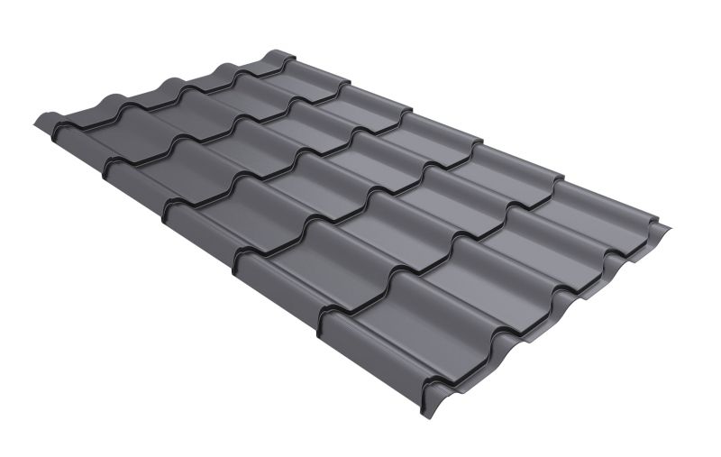 Профиль волновой Kamea 0,5 PE RAL 7004 сигнальный серый