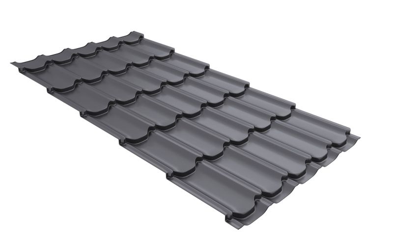 Профиль волновой Kvinta Plus 0,5 PE RAL 7004 сигнальный серый