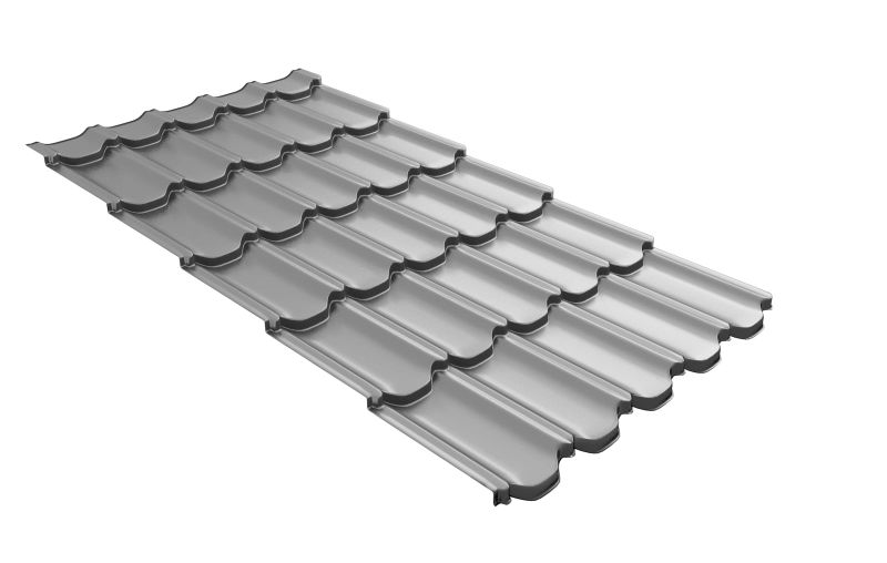 Профиль волновой Kvinta Plus 3D 0,5 PE RAL 7004 сигнальный серый