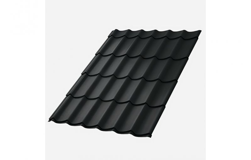 Металлочерепица МП Ламонтерра-XL (VikingMP E-20-7016-0.5)