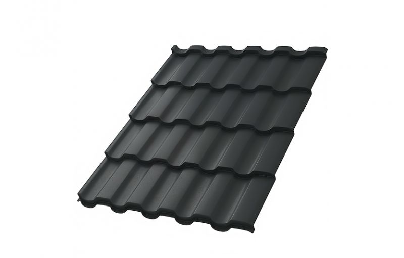 Металлочерепица МП Монтекристо-XL (VikingMP E-20-7016-0.5)