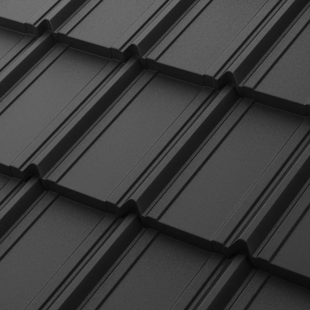 Профиль модульный  Аквасистем  Берген Сталь PU Matt (Zn275) 0,5мм   
Rooftop Кашемир (лист 1165х415 мм) RAL9005