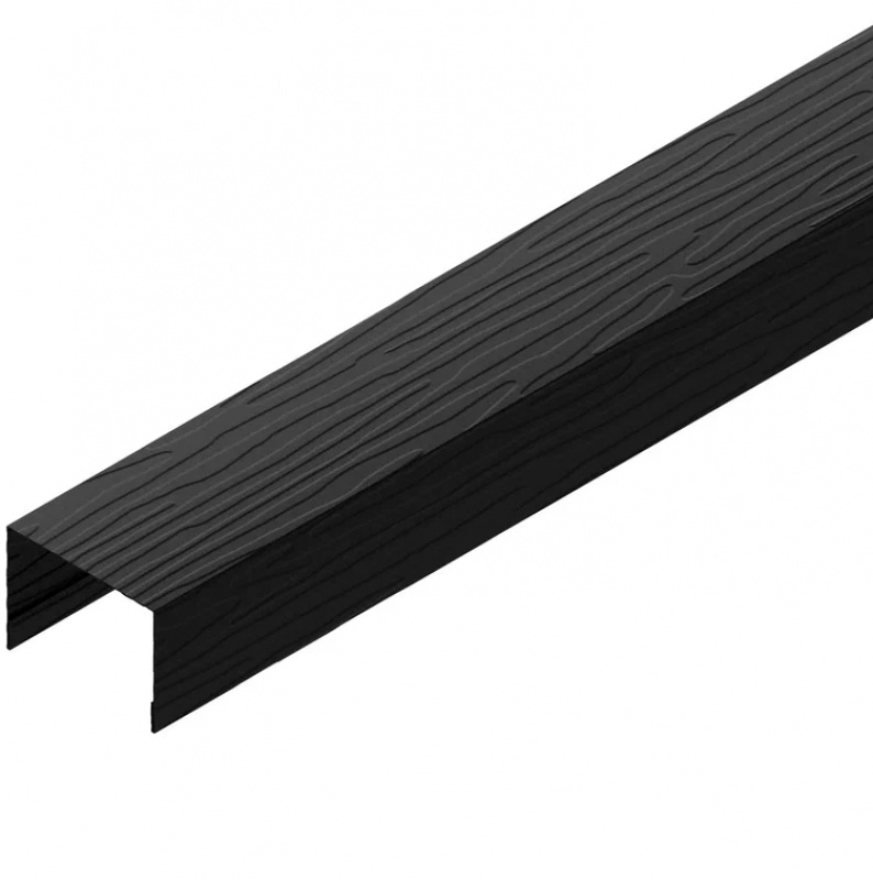 Горизонтальный П-образный профиль на столб 60 Сталь PE MATT (Zn140) 0,45мм Super Matt