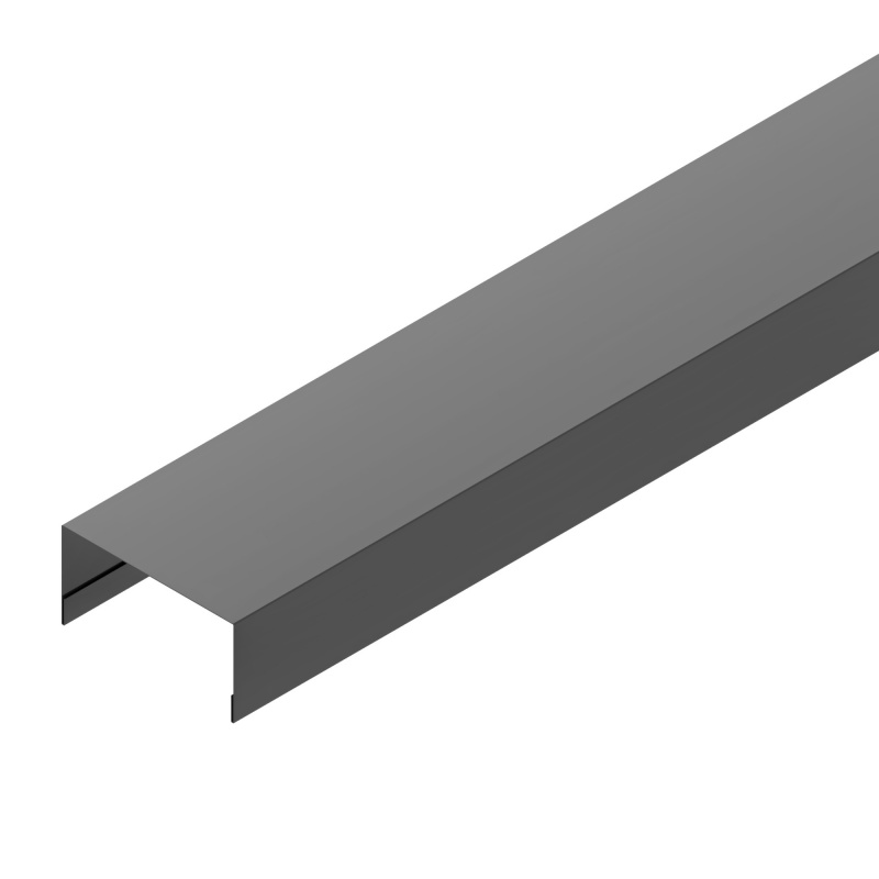 Вертикальный П-образный профиль SV9,2 Алюминий PE 0,45мм