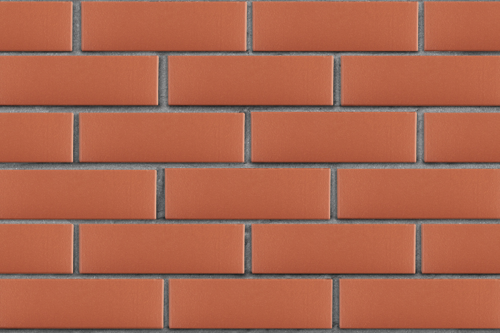 Кирпич облицовочный ЛСР красный гладкий, утолщенные стенки, F-100, 250*120*65 мм