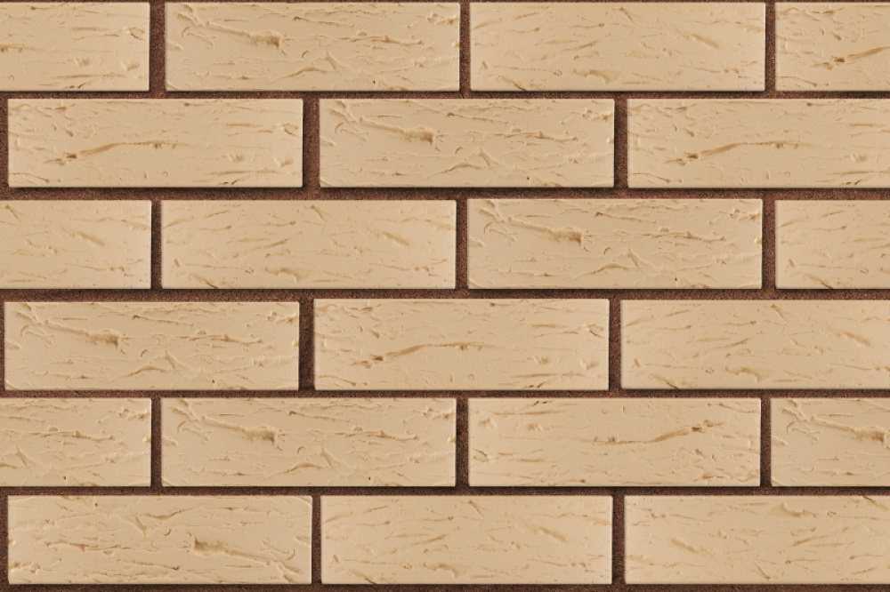 Кирпич облицовочный ЛСР бежевый рустик 250*120*65 мм