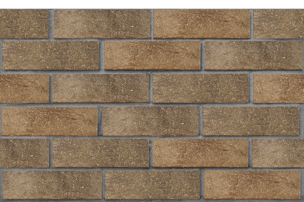 Кирпич лицевой красный флэш с пепельной посыпкой 1NF рустик