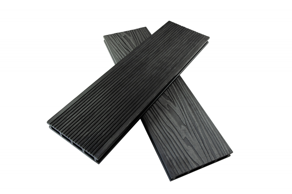 Террасная доска 150 мм 3D Винтаж графит,3 м.