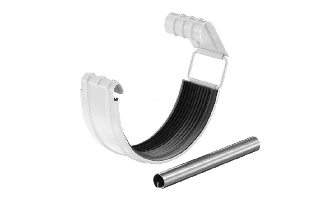 Водосточная система Aquasystem PE Соединитель желоба в комплекте, 90/125 RR20