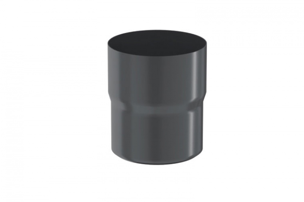 Водосточная система Aquasystem PU Соединитель трубы RAL7024