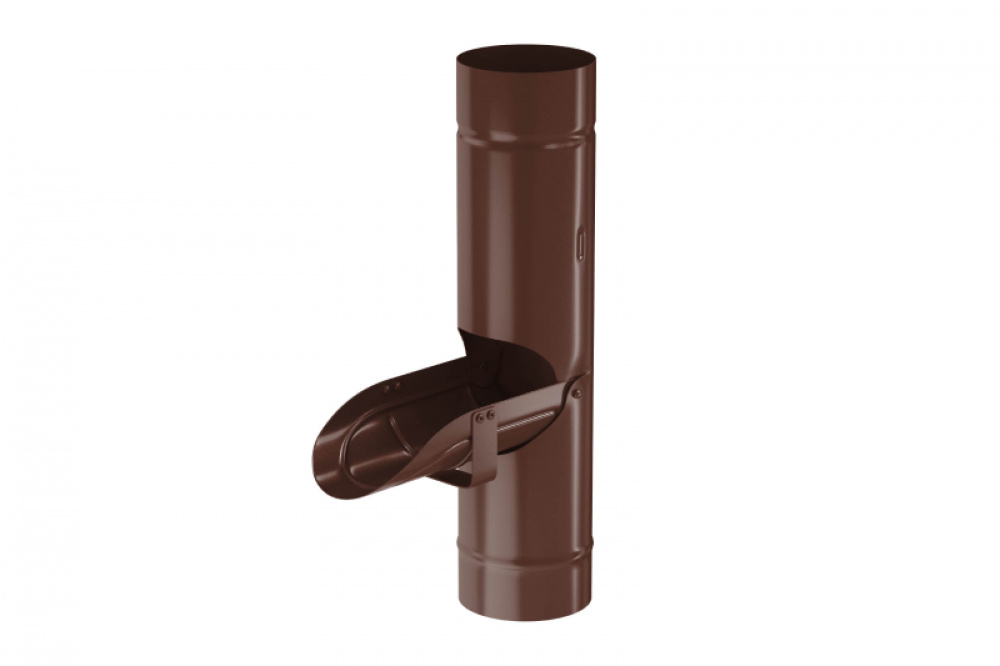 Водосточная система Aquasystem PU Водосборник, 90/125 RAL8017