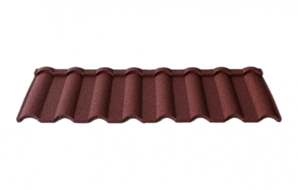 Композитная черепица TimsTile Милано 1340*420 мм Терракотта (1)