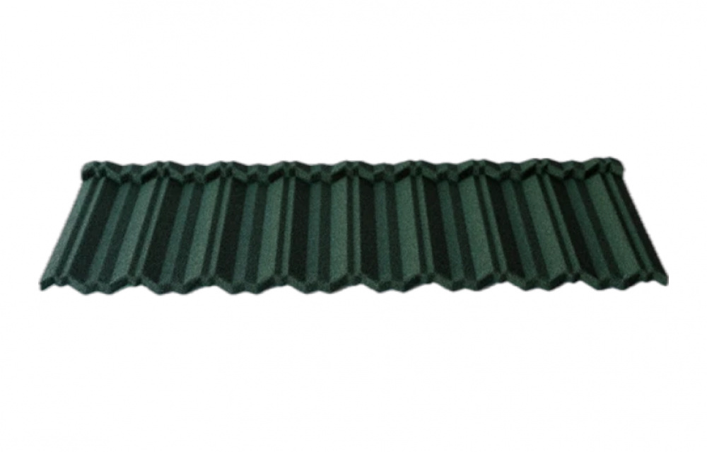 Композитная черепица TimsTile Классик 1340*420 мм Зеленый лес (8)