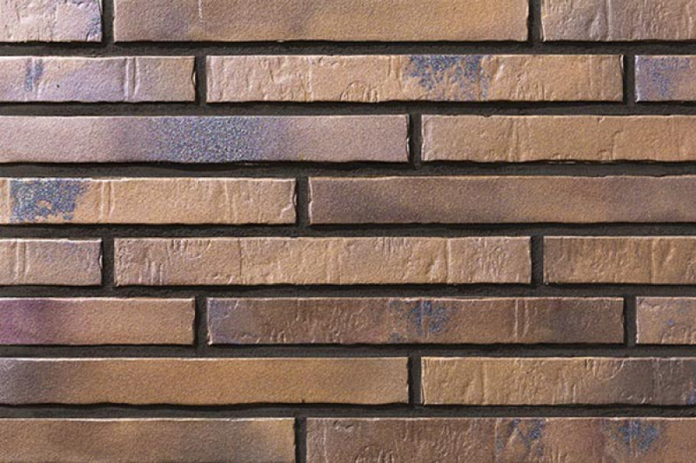 Клинкерная плитка Stroeher Glanzstueck №5 рельефная, 440*52*14 мм