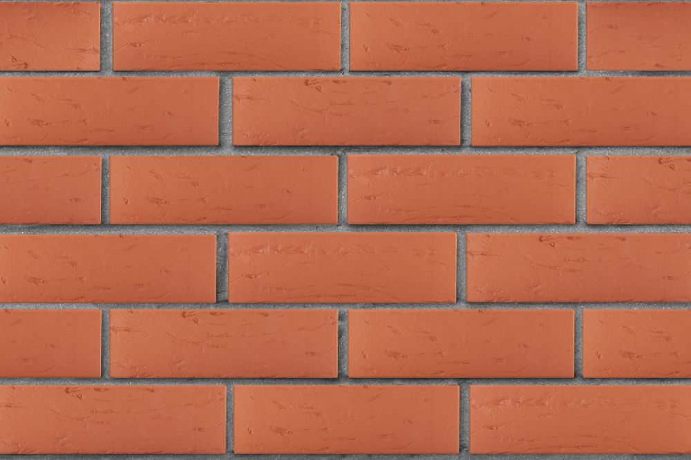 Кирпич облицовочный ЛСР темно-красный гладкий, утолщенные стенки, М175, 250*120*65 мм