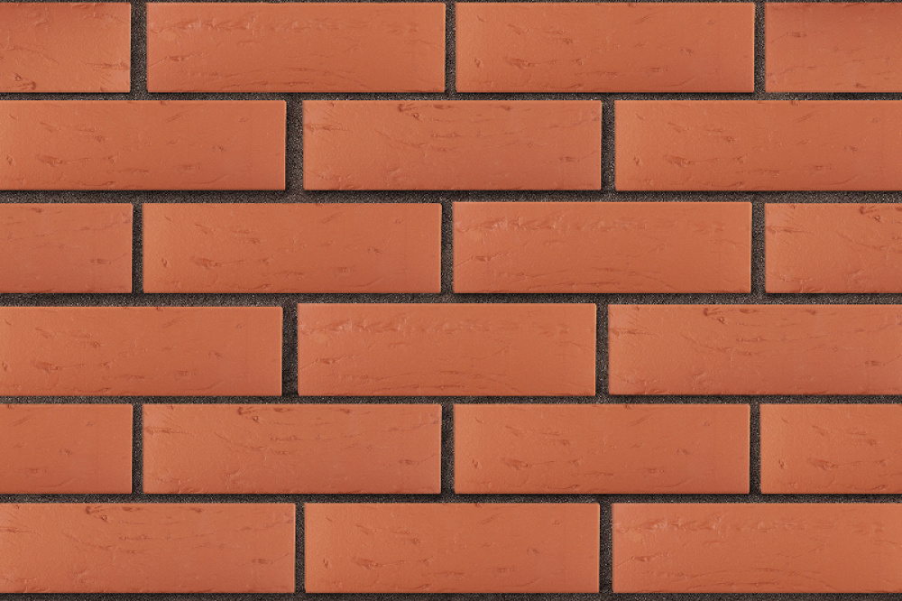 Кирпич облицовочный ЛСР темно-красный гладкий, утолщенные стенки, М175, 250*120*65 мм