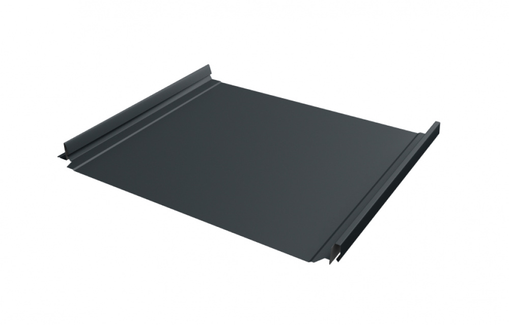 Кликфальц Pro Grand Line 0,5 Drap с пленкой на замках RAL 7016 антрацитово-серый