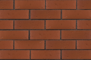 Кирпич облицовочный ЛСР темно-красный рустик, утолщенные стенки, М175, 250*120*65 мм