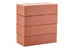 Кирпич полнотелый ЛСР красный флеш, М400, 250*120*65 мм