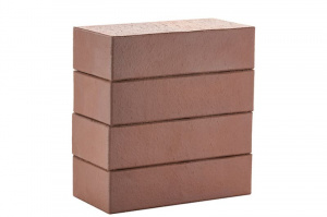 Кирпич полнотелый ЛСР коричневый гладкий 1NF, М400, 250*120*65 мм