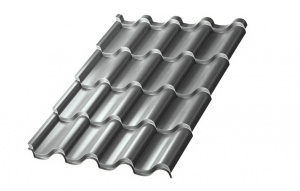 Металлочерепица МП Монтерроса-S NormanMP (ПЭ-01-9006-0.5)