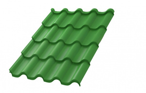 Металлочерепица МП Монтерроса-SL NormanMP (ПЭ-01-6018-0.5)