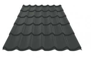 Металлочерепица МП Трамонтана-M NormanMP (ПЭ-01-7016-0.5)